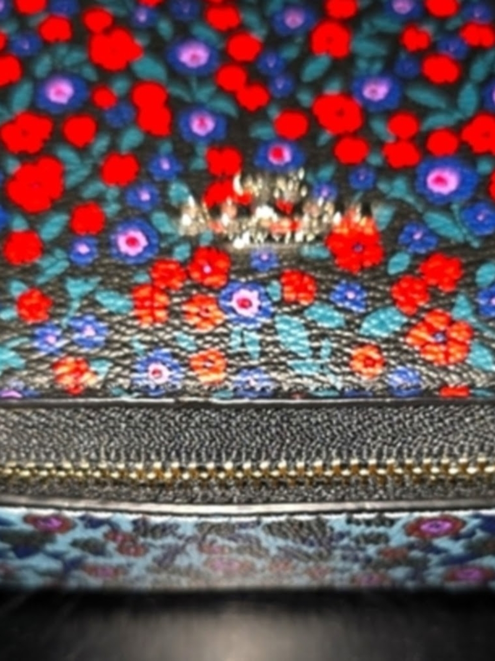 Coach Ranch Floral Travel Jewelry Box Case - Picture 3 of 4
